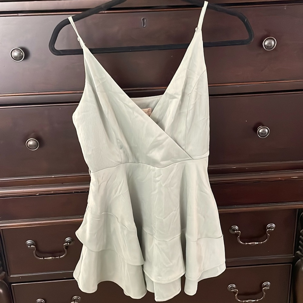 Sage Green Altar’d State Artesia Romper.